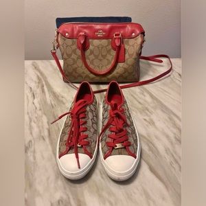 Coach shoes and bag
